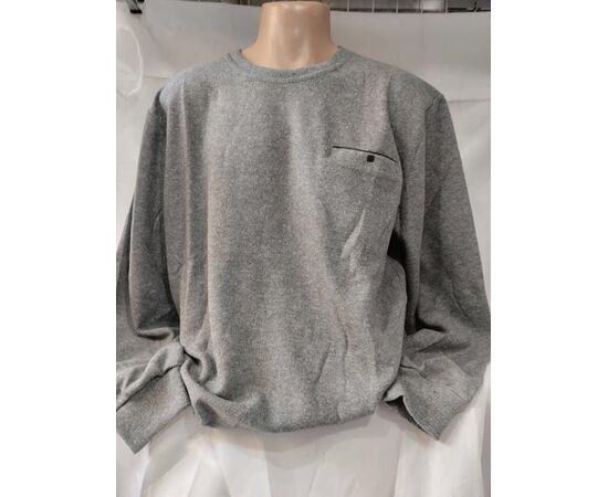 Светр чоловічий 1271 l.grey р.4XL-7XL "RING" недорого оптом від прямого постачальника Светр чоловічий 1271 l.grey р.4XL-7XL "RING" недорого оптом від прямого постачальника