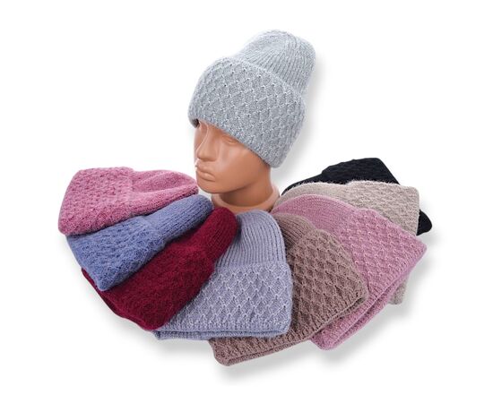 Шапка зимова жіноча Y144 mix р.54-58 "Red Hat" недорого оптом від прямого постачальника Шапка зимова жіноча Y144 mix р.54-58 "Red Hat" недорого оптом від прямого постачальника