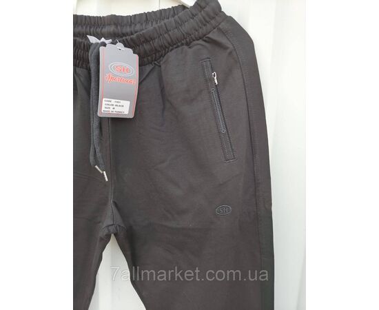 Спортивні штани чоловічі прямі розміри M-3XL (2кв) "MODY" недорого від прямого постачальника, зображення 5