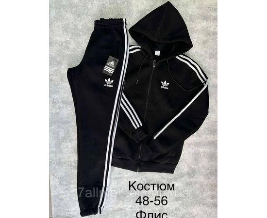 Фотография Спортивный костюм мужской на манжете/на флисе размеры 48-56 (2цв)"SPORT" недорого от прямого поставщика, изображение 2