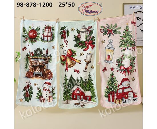 Полотенце 98-878-1200 р.25*50 "Koloco" недорого оптом от прямого поставщика Фотография Полотенце 98-878-1200 р.25*50 "Koloco" недорого оптом от прямого поставщика