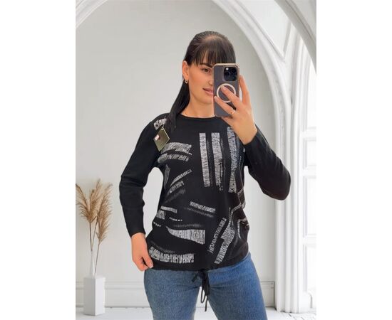 Свитер женский 25218 black р.46-52 "PULSE" недорого оптом от прямого поставщика Фотография Свитер женский 25218 black р.46-52 "PULSE" недорого оптом от прямого поставщика