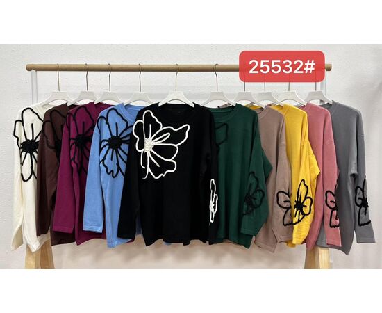 Свитер женский 25532 l.blue р.52-56 "PULSE" недорого оптом от прямого поставщика Фотография Свитер женский 25532 l.blue р.52-56 "PULSE" недорого оптом от прямого поставщика