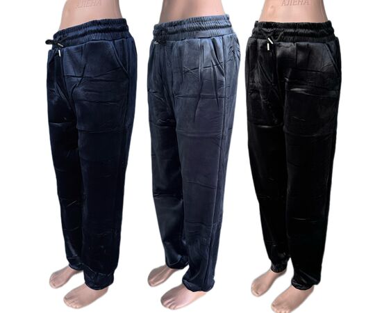 Штаны спортивные женские тёплые AL1 mix мех р.6XL-9XL "Алия" недорого оптом от прямого поставщика Фотография Штаны спортивные женские тёплые AL1 mix мех р.6XL-9XL "Алия" недорого оптом от прямого поставщика