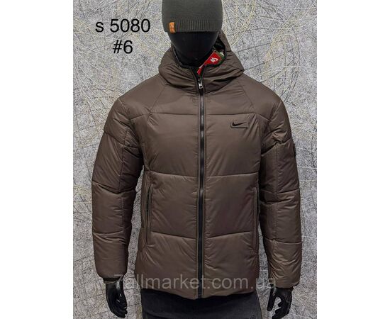 Куртка чоловіча зимова розміри L-4XL (4 кв) "PROSTOMEN" купити недорого від прямого постачальника, зображення 4