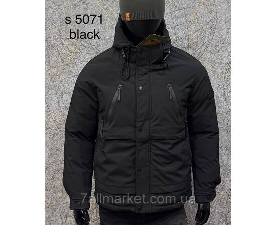 Куртка чоловіча зимова розміри L-4XL (3 кв) "PROSTOMEN" купити недорого від прямого постачальника, зображення 3