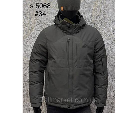Куртка чоловіча зимова розміри L-4XL (4 кв) "PROSTOMEN" купити недорого від прямого постачальника, зображення 4