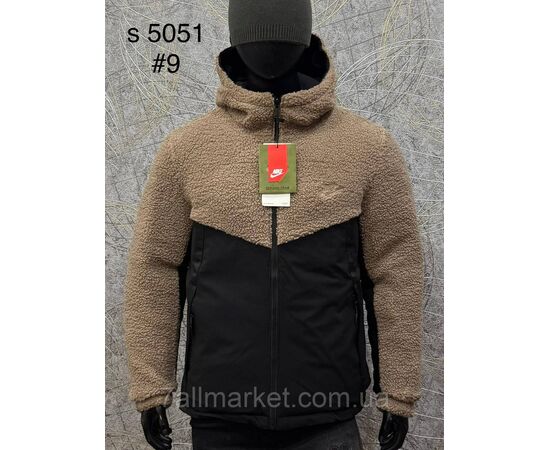 Куртка чоловіча зимова двостороння розміри L-4XL (5 кв) "PROSTOMEN" купити недорого від прямого постачальника, зображення 9