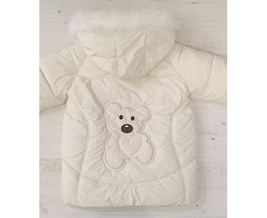 Фотография Курка детская зимняя на девочку K6 milk еврозима р.6-9 "MALIBU" недорого оптом от прямого поставщика, изображение 2