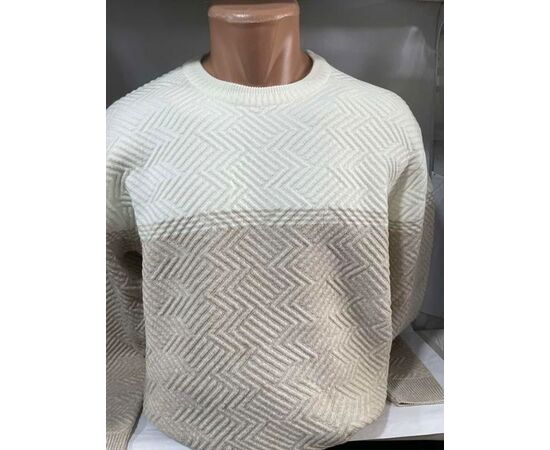Свитер мужской SB1161 beige р.L-2XL "Sabihina" недорого оптом от прямого поставщика Фотография Свитер мужской SB1161 beige р.L-2XL "Sabihina" недорого оптом от прямого поставщика