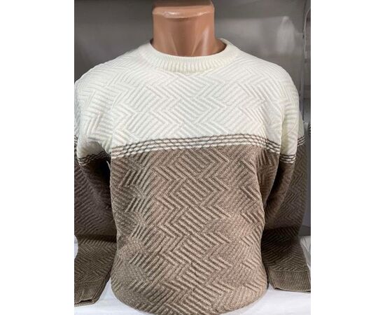 Свитер мужской SB1162 brown р.L-2XL "Sabihina" недорого оптом от прямого поставщика Фотография Свитер мужской SB1162 brown р.L-2XL "Sabihina" недорого оптом от прямого поставщика