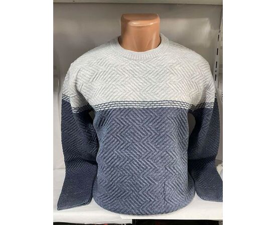 Свитер мужской SB1164 blue р.L-2XL "Sabihina" недорого оптом от прямого поставщика Фотография Свитер мужской SB1164 blue р.L-2XL "Sabihina" недорого оптом от прямого поставщика