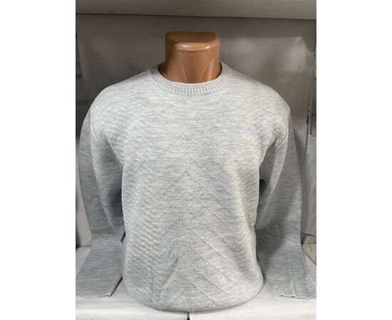 Свитер мужской SB1165 grey р.L-2XL "Sabihina" недорого оптом от прямого поставщика Фотография Свитер мужской SB1165 grey р.L-2XL "Sabihina" недорого оптом от прямого поставщика