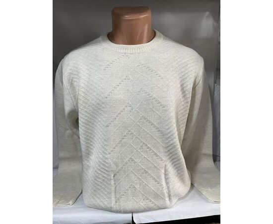 Свитер мужской SB1166 white р.L-2XL "Sabihina" недорого оптом от прямого поставщика Фотография Свитер мужской SB1166 white р.L-2XL "Sabihina" недорого оптом от прямого поставщика