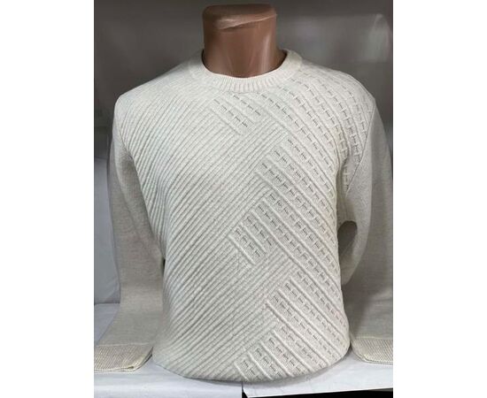 Свитер мужской SB1172 white р.L-2XL "Sabihina" недорого оптом от прямого поставщика Фотография Свитер мужской SB1172 white р.L-2XL "Sabihina" недорого оптом от прямого поставщика