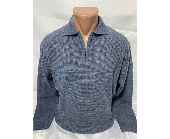 Свитер мужской SB1186 blue р.L-2XL "Sabihina" недорого оптом от прямого поставщика Фотография Свитер мужской SB1186 blue р.L-2XL "Sabihina" недорого оптом от прямого поставщика