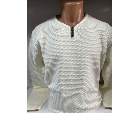 Светр чоловічий SB1206 white р.L-2XL "Sabihina" недорого оптом від прямого постачальника Светр чоловічий SB1206 white р.L-2XL "Sabihina" недорого оптом від прямого постачальника