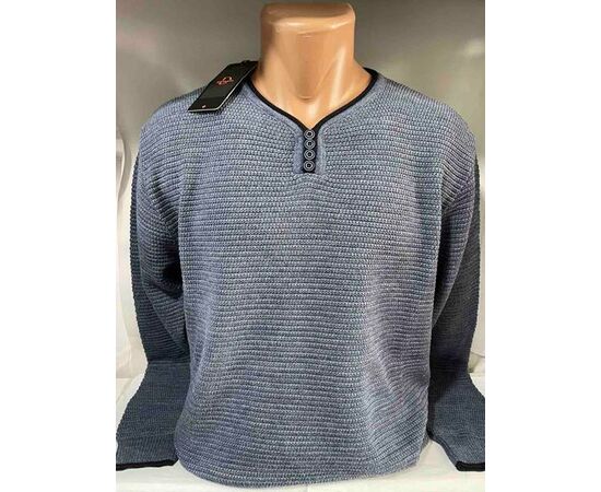 Свитер мужской SB1207 l.blue р.L-2XL "Sabihina" недорого оптом от прямого поставщика Фотография Свитер мужской SB1207 l.blue р.L-2XL "Sabihina" недорого оптом от прямого поставщика