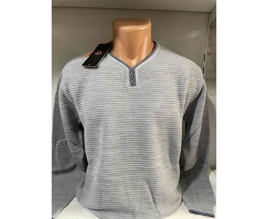 Светр чоловічий SB1209 grey р.L-2XL "Sabihina" недорого оптом від прямого постачальника Светр чоловічий SB1209 grey р.L-2XL "Sabihina" недорого оптом від прямого постачальника