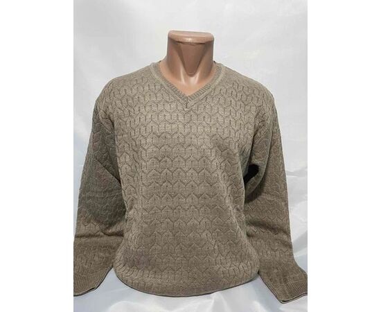 Светр чоловічий SB1210 l.brown р.L-2XL "Sabihina" недорого оптом від прямого постачальника Светр чоловічий SB1210 l.brown р.L-2XL "Sabihina" недорого оптом від прямого постачальника