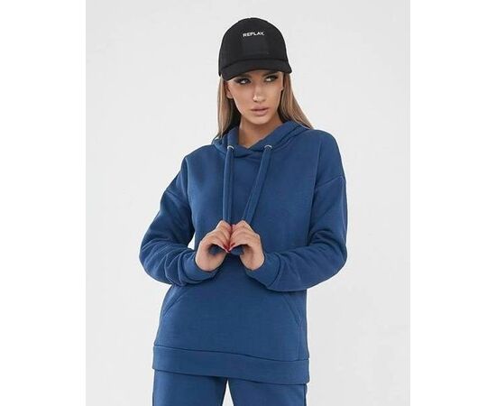 Худи женское 844 blue р.44-50 "DORA" недорого оптом от прямого поставщика Фотография Худи женское 844 blue р.44-50 "DORA" недорого оптом от прямого поставщика