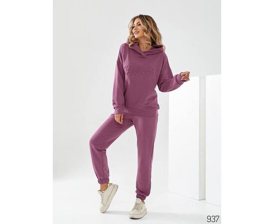 Костюм спортивный женский тёплый 937 lilac р.42-48 "DORA" недорого оптом от прямого поставщика Фотография Костюм спортивный женский тёплый 937 lilac р.42-48 "DORA" недорого оптом от прямого поставщика