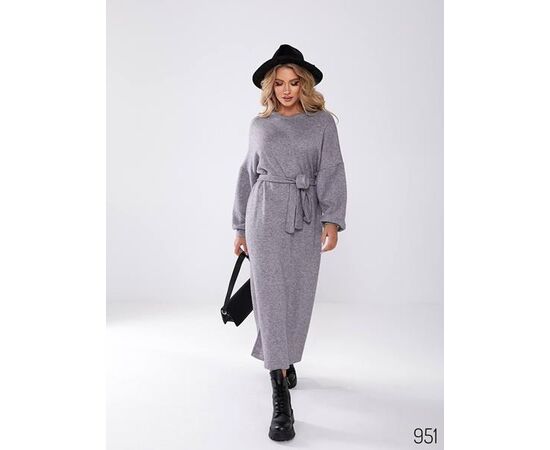 Платье женское 951 grey р.42-56 "DORA" недорого оптом от прямого поставщика Фотография Платье женское 951 grey р.42-56 "DORA" недорого оптом от прямого поставщика
