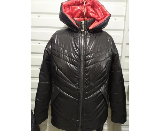 Куртка женская демисезонная 425 black-red р.48-54 "Svetlana" недорого оптом от прямого поставщика Фотография Куртка женская демисезонная 425 black-red р.48-54 "Svetlana" недорого оптом от прямого поставщика