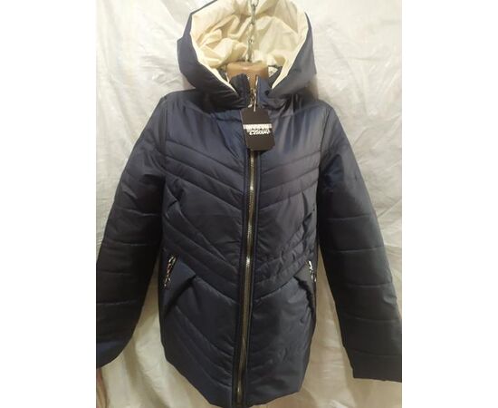 Куртка женская демисезонная 425 navy р.48-54 "Svetlana" недорого оптом от прямого поставщика Фотография Куртка женская демисезонная 425 navy р.48-54 "Svetlana" недорого оптом от прямого поставщика