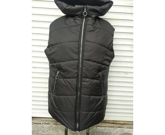 Жилетка женская 595 black р.52-58 "Svetlana" недорого оптом от прямого поставщика Фотография Жилетка женская 595 black р.52-58 "Svetlana" недорого оптом от прямого поставщика