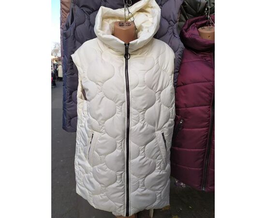 Жилетка жіноча 605 milk р.52-58 "Svetlana" недорого оптом від прямого постачальника Жилетка жіноча 605 milk р.52-58 "Svetlana" недорого оптом від прямого постачальника