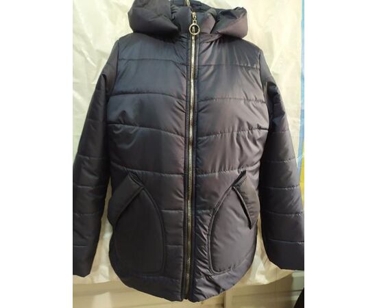 Куртка женская демисезонная 75 navy р.52-58 "Svetlana" недорого оптом от прямого поставщика Фотография Куртка женская демисезонная 75 navy р.52-58 "Svetlana" недорого оптом от прямого поставщика