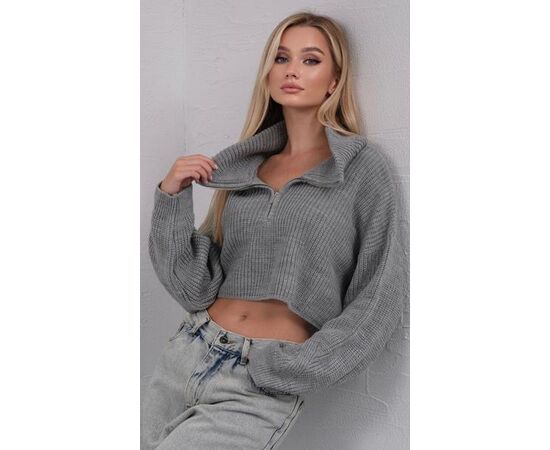 Светр жіночий LR430 grey р.42-48 "Lora" недорого оптом від прямого постачальника Светр жіночий LR430 grey р.42-48 "Lora" недорого оптом від прямого постачальника