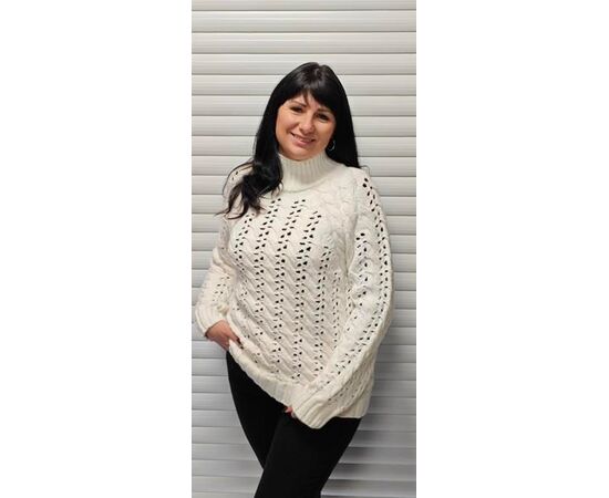 Светр жіночий LR434 white р.one size "Lora" недорого оптом від прямого постачальника Светр жіночий LR434 white р.one size "Lora" недорого оптом від прямого постачальника