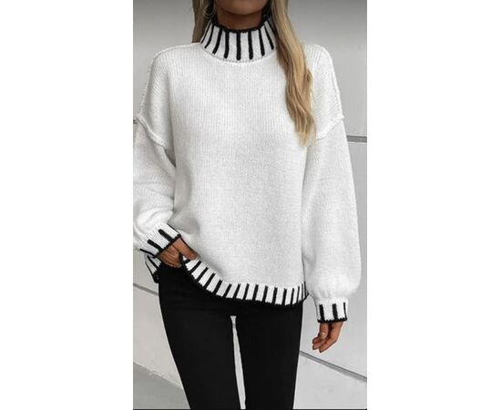 Светр жіночий LR449 white р.one size "Lora" недорого оптом від прямого постачальника Светр жіночий LR449 white р.one size "Lora" недорого оптом від прямого постачальника