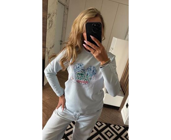 Светр жіночий LR450 l.blue р.one size "Lora" недорого оптом від прямого постачальника Светр жіночий LR450 l.blue р.one size "Lora" недорого оптом від прямого постачальника