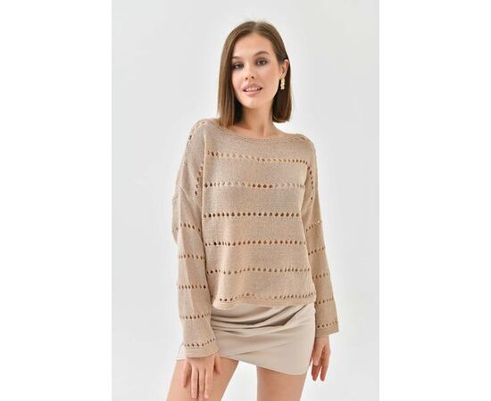 Светр жіночий LR455 beige р.one size "Lora" недорого оптом від прямого постачальника Светр жіночий LR455 beige р.one size "Lora" недорого оптом від прямого постачальника