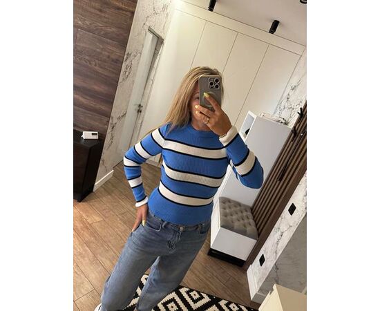 Светр жіночий LR455 blue р.one size "Lora" недорого оптом від прямого постачальника Светр жіночий LR455 blue р.one size "Lora" недорого оптом від прямого постачальника