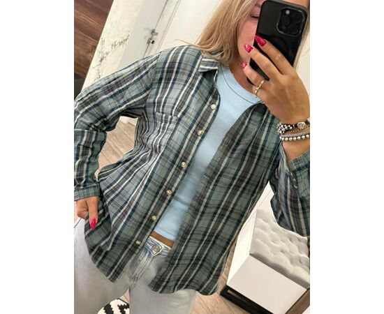 Сорочка жіноча LR471 grey р.42-46 "Lora" недорого оптом від прямого постачальника Сорочка жіноча LR471 grey р.42-46 "Lora" недорого оптом від прямого постачальника