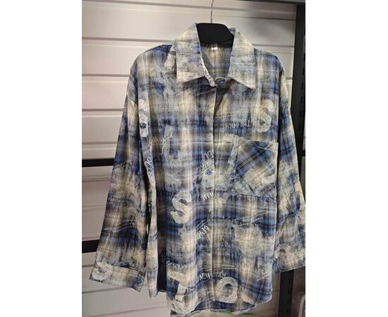 Сорочка жіноча LR483 l.blue р.42-48 "Lora" недорого оптом від прямого постачальника Сорочка жіноча LR483 l.blue р.42-48 "Lora" недорого оптом від прямого постачальника