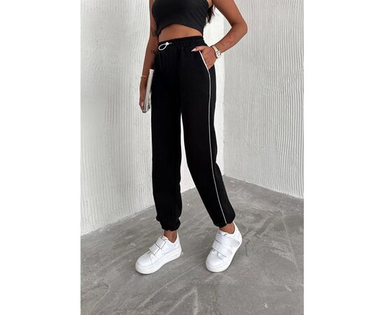 Штаны спортивные женские тёплые LR507 black р.M-XL "Lora" недорого оптом от прямого поставщика Фотография Штаны спортивные женские тёплые LR507 black р.M-XL "Lora" недорого оптом от прямого поставщика