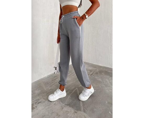 Штани спортивні жіночі теплі LR508 l.grey р.M-XL "Lora" недорого оптом від прямого постачальника Штани спортивні жіночі теплі LR508 l.grey р.M-XL "Lora" недорого оптом від прямого постачальника