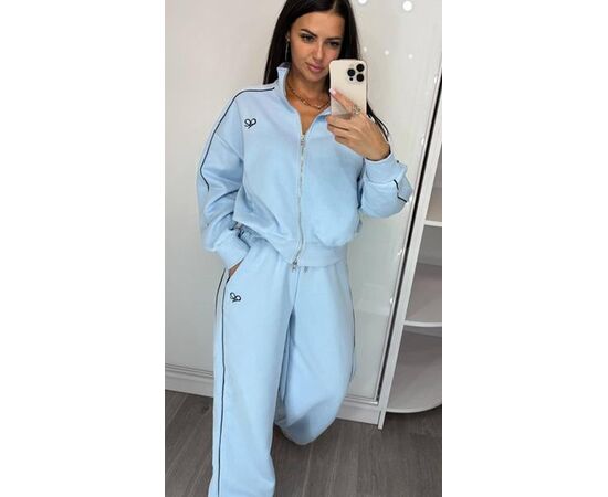 Костюм спортивный женский тёплый LR524 l.blue р.M-XL "Lora" недорого оптом от прямого поставщика Фотография Костюм спортивный женский тёплый LR524 l.blue р.M-XL "Lora" недорого оптом от прямого поставщика