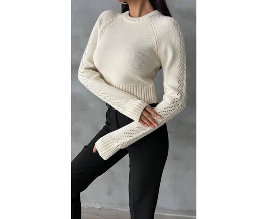 Светр жіночий LR546 white р.one size "Lora" недорого оптом від прямого постачальника Светр жіночий LR546 white р.one size "Lora" недорого оптом від прямого постачальника