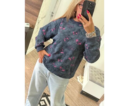 Светр жіночий LR610 grey-pink р.one size "Lora" недорого оптом від прямого постачальника Светр жіночий LR610 grey-pink р.one size "Lora" недорого оптом від прямого постачальника