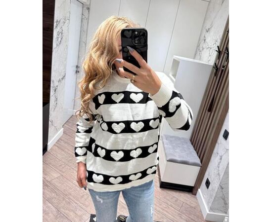 Светр жіночий LR615 white р.46-48 "Lora" недорого оптом від прямого постачальника Светр жіночий LR615 white р.46-48 "Lora" недорого оптом від прямого постачальника