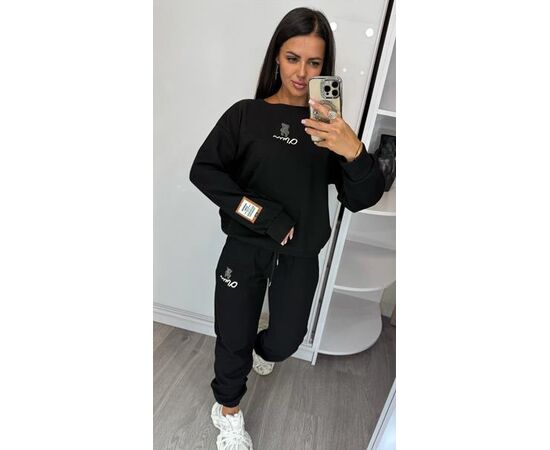 Костюм спортивний жіночий теплий LR646 black р.S-L "Lora" недорого оптом від прямого постачальника Костюм спортивний жіночий теплий LR646 black р.S-L "Lora" недорого оптом від прямого постачальника