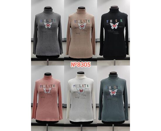 Гольф жіночий 8305 mix р.3XL-6XL "Desselil" недорого оптом від прямого постачальника Гольф жіночий 8305 mix р.3XL-6XL "Desselil" недорого оптом від прямого постачальника