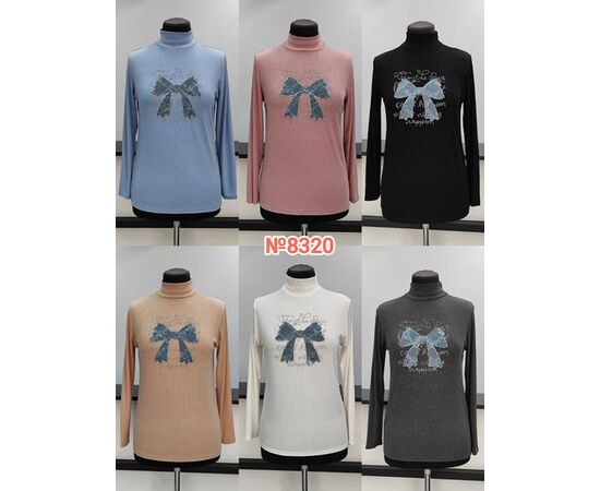 Гольф жіночий 8320 mix р.3XL-6XL "Desselil" недорого оптом від прямого постачальника Гольф жіночий 8320 mix р.3XL-6XL "Desselil" недорого оптом від прямого постачальника