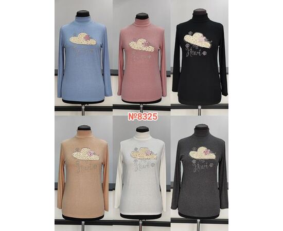 Гольф жіночий 8325 mix р.3XL-6XL "Desselil" недорого оптом від прямого постачальника Гольф жіночий 8325 mix р.3XL-6XL "Desselil" недорого оптом від прямого постачальника